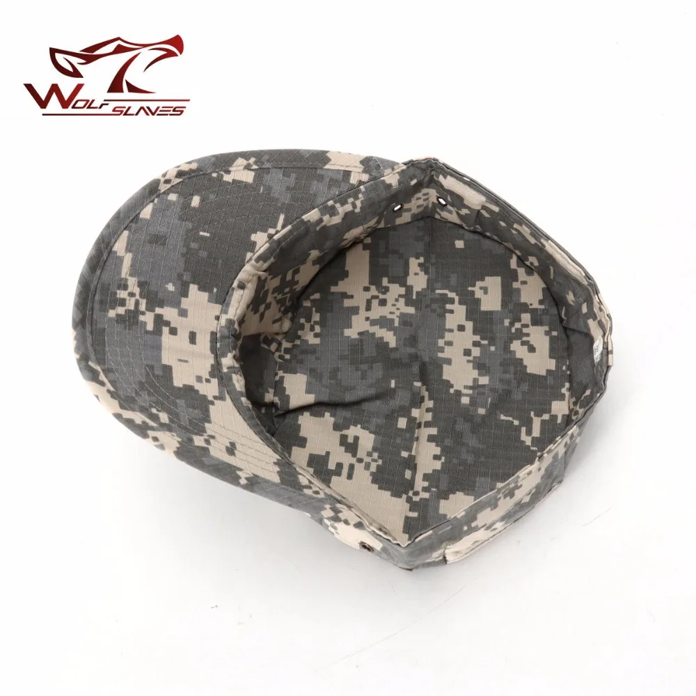 WOLFSLAVES тактическая страйкбольная восьмиугольная кепка Военная ACU CP камуфляжная шляпа для охоты боевой солидер стиль прочный CS Force cap s