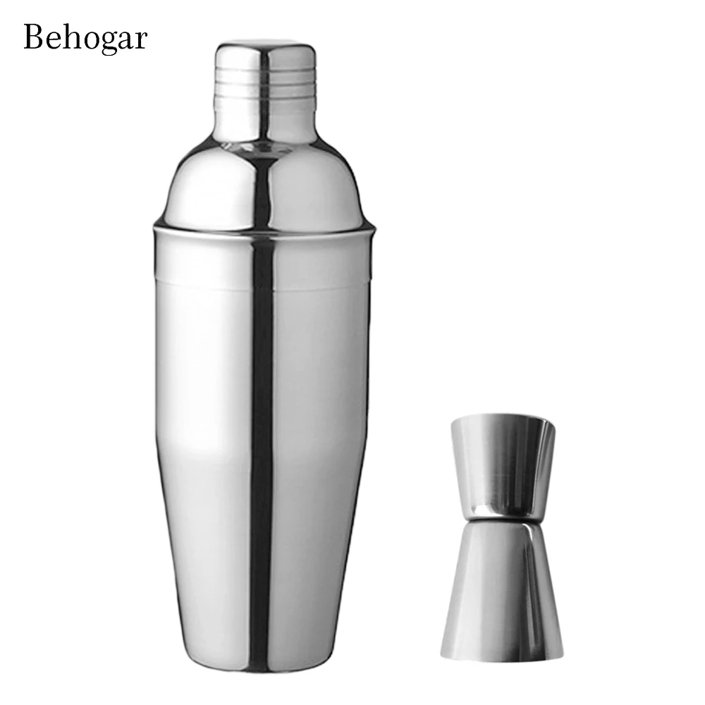 Behogar 550ml Cocktail Shaker Mixer 15ml 30ml Double sided Cocktail