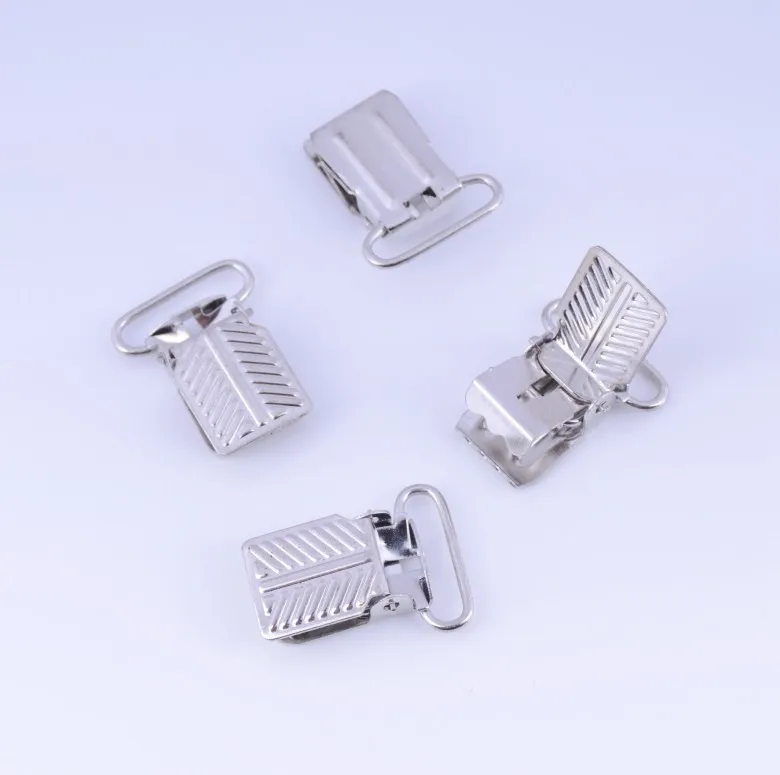 

10pcs Lead Free Metal Suspender Pacifier Clips Without Plastic Ribbon Craft Sewing Tool 22.6x30mm B2734