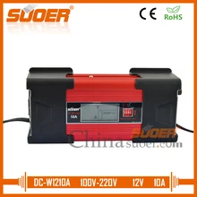 Suoer【гелевое зарядное устройство 】 12 вольт 10А зарядное устройство полностью автоматическое цифровое быстрое зарядное устройство двигатель начинается с CE(DC-W1210A