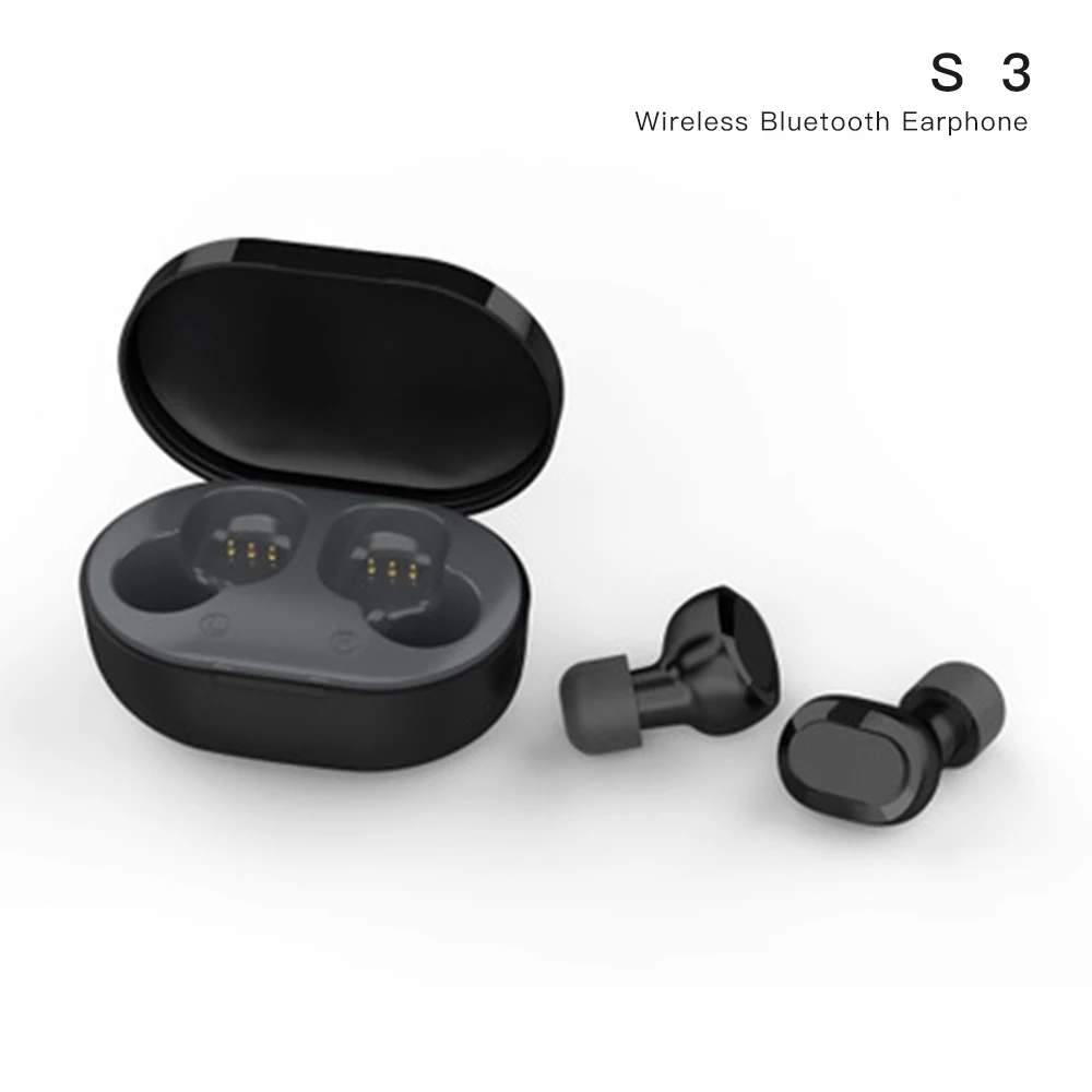 

S3 Touch control Wireless Headsets Bluetooth 5.0 Sports Bluetooth Earphones Sweatproof stereo Micphone bass Earphones Wireless