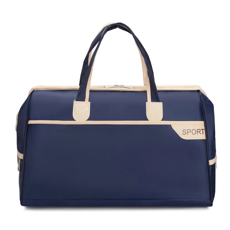 Новая сумка для путешествий из ткани Оксфорд большой емкости, подходящая для мужчин и женщин, вместительная сумка для путешествий - Цвет: Синий