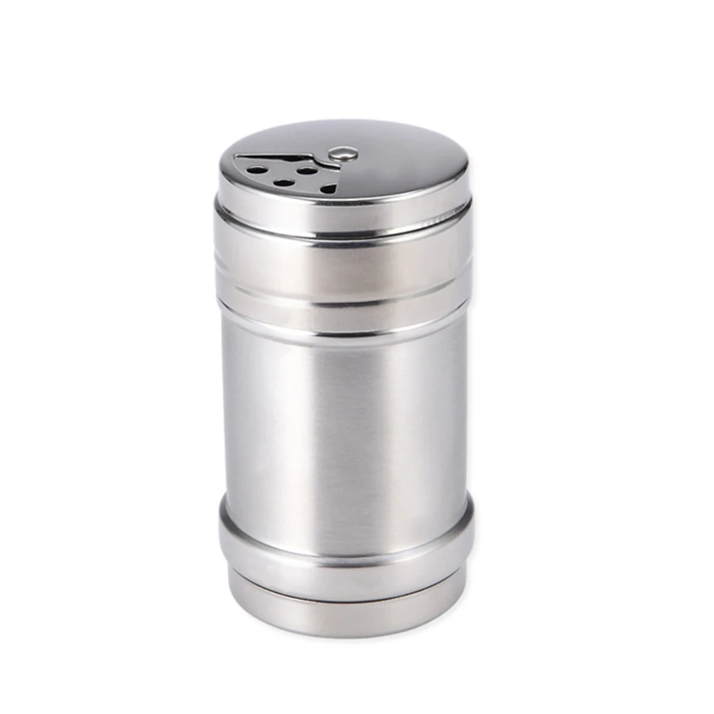 Verdental Stainless Steel Dredge Salt//Sugar Spice//Pepper Shaker Seasoning Cans with Rotating Cover
