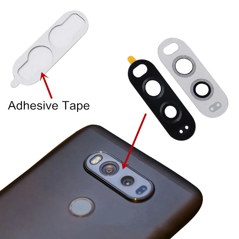 

Replacement New Back Rear Camera Lens Glass Cover For LG V20 With Adhesive Tape + Tracking Number