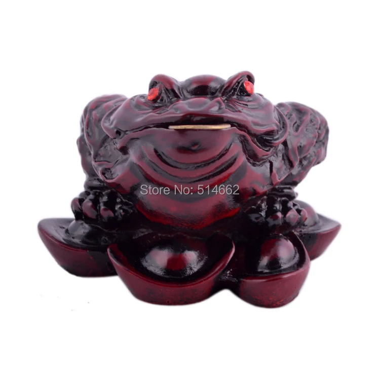

Chinese Feng Shui Bagua Three Legged Money Frog/Toad
