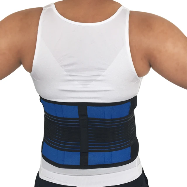 Adjustable Slimming Exercise Belt Men Women Weight Back Brace Sports