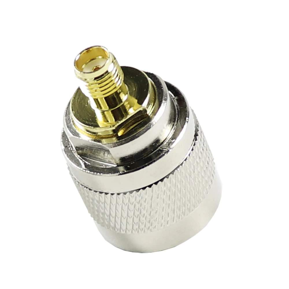 

2pcs UHF Male PL259 PL-259 Plug to SMA Female Jack RF Adapter Connector