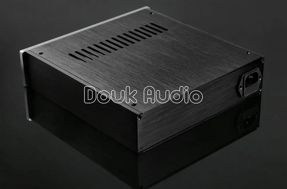 Douk аудио алюминиевый предусилитель чехол усилитель ЦАП шасси шкаф HiFi корпус