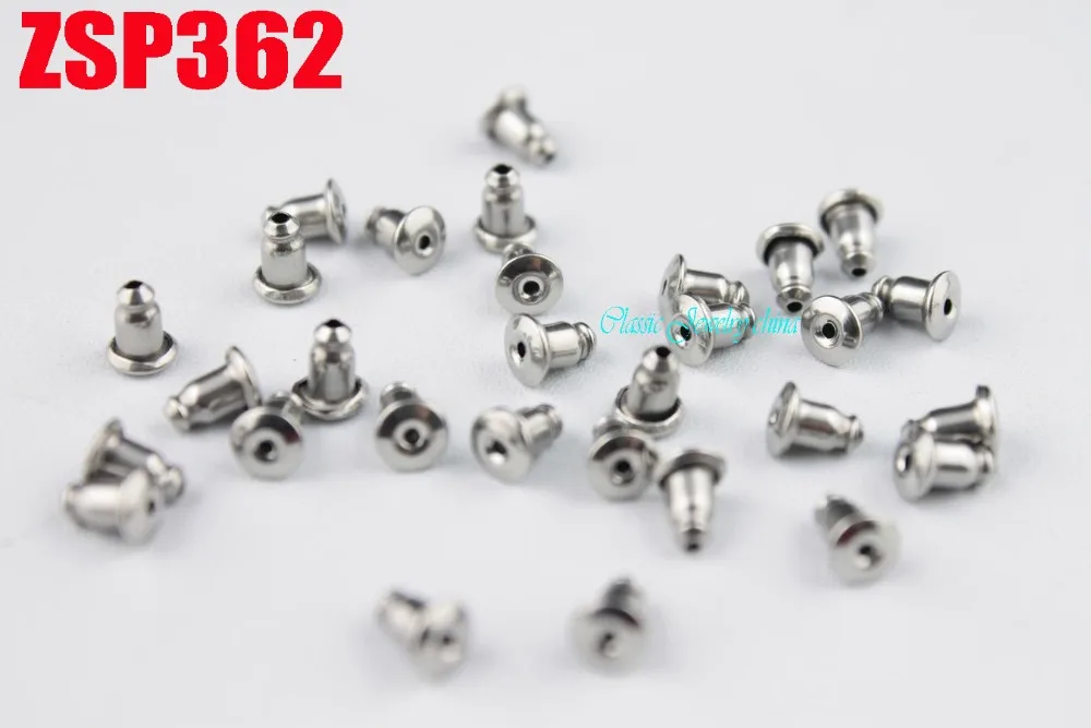 Серьги гвоздики из нержавеющей стали 100 шт. 10000 ZSP362|earring stopper|ear postback earrings |