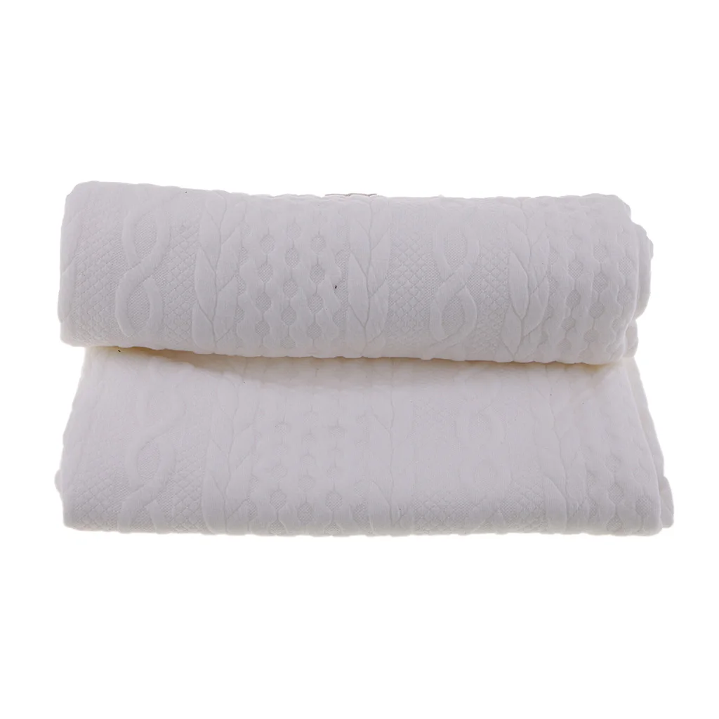 1 Meter 73 Inch Wide Woven Cable Knit Fabric Handmade Home Textile Cloth Fabric for Clothing Accessories Blanket Making