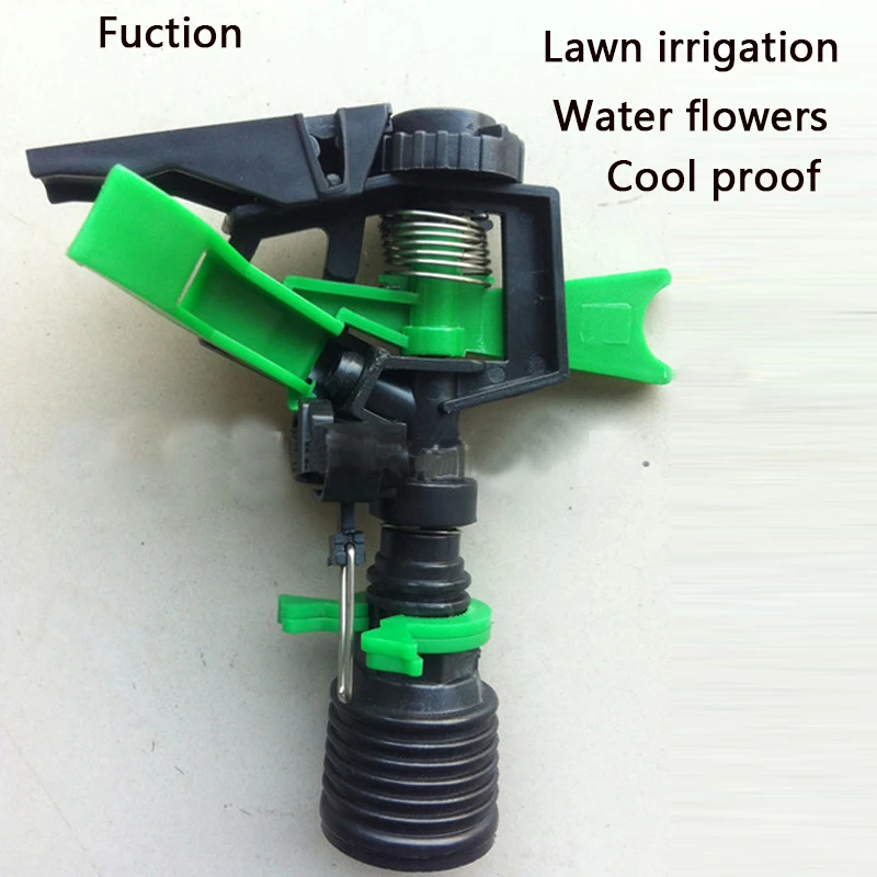 Два типа садовый Регулируемый 360 градусов вращающийся разбрызгиватель для воды озеленение вращающийся распылитель газон Капельное орошение 8-15 м расстояние