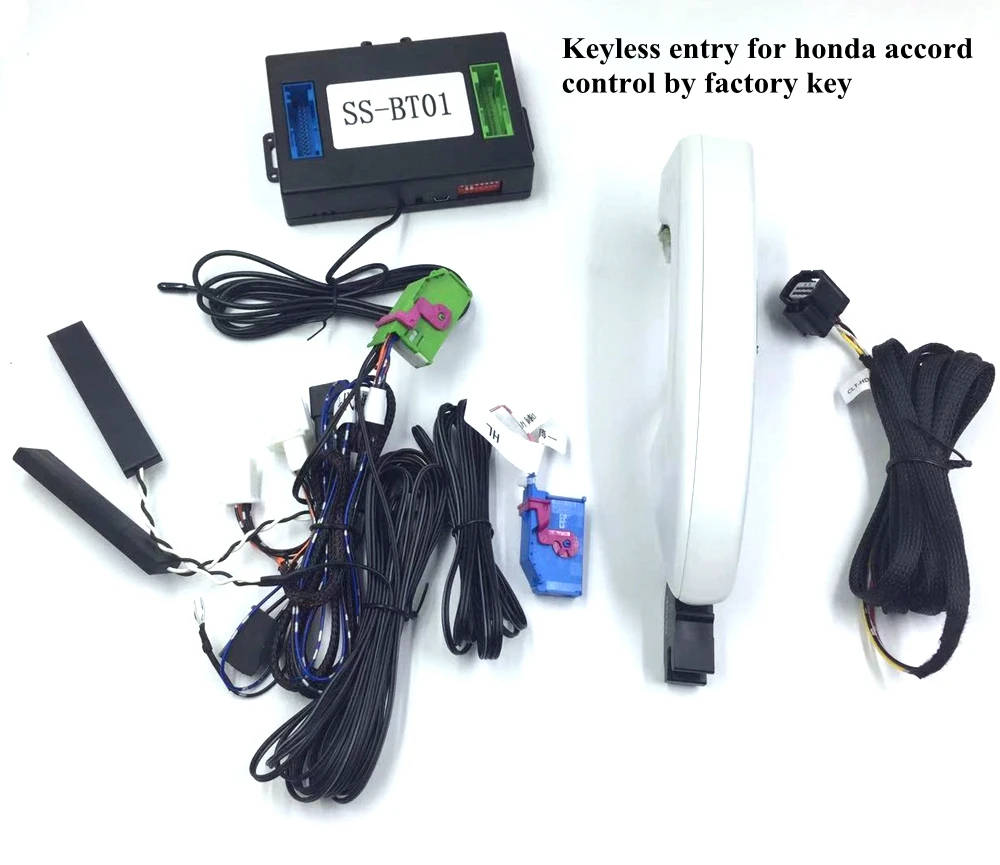 

Remote Keyless Entry Via Factory Key Comfort Access No Wire Cut With Original Handle For Honda 10th Generation Accord Crider