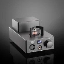 Новейший XDuoo TA-10 AK4490 XMOS USB DSD DAC 12AU7 ламповый усилитель для наушников AUX вход Цифровой интерфейс USB черный