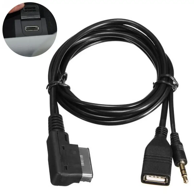 

AMI Adapter Music USB Charger Black Interface MMI MDI