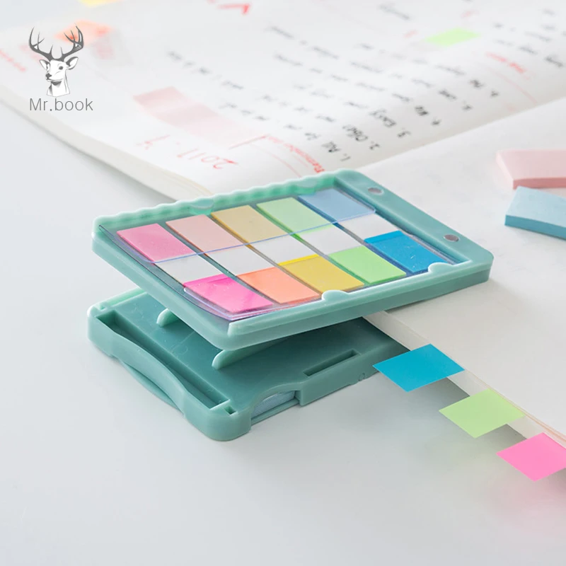 Многофункциональный книжный зажим мини-Блокнот N Times Sticky Notes School Supply Bookmark Post It Label стикер для канцелярских товаров