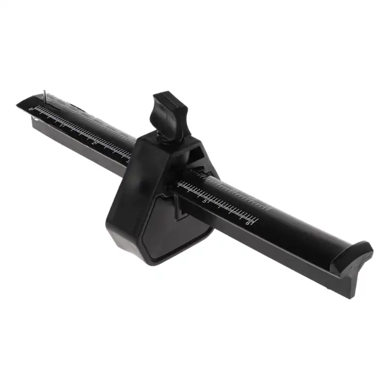 black Parallel Scriber Scale Gauge DIY Carpenters Scriber Mark Scraper W Scale Woodworking Marking Tool