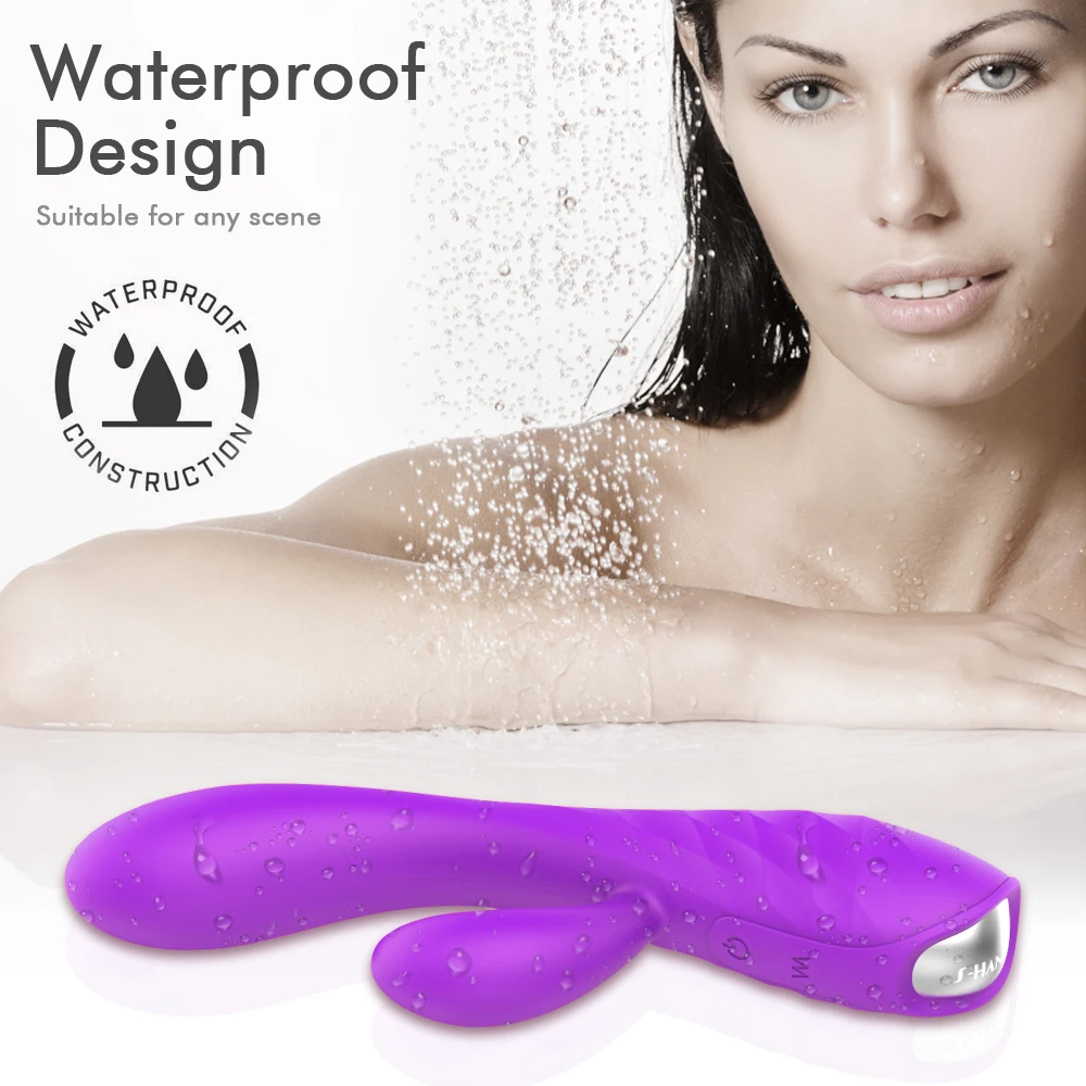 PHANXY G Spot Dildo Rabbit Vibrator for Women Dual Vibration Silicone Female Vagina Clitoris Massager Sex Toys For Women (4)