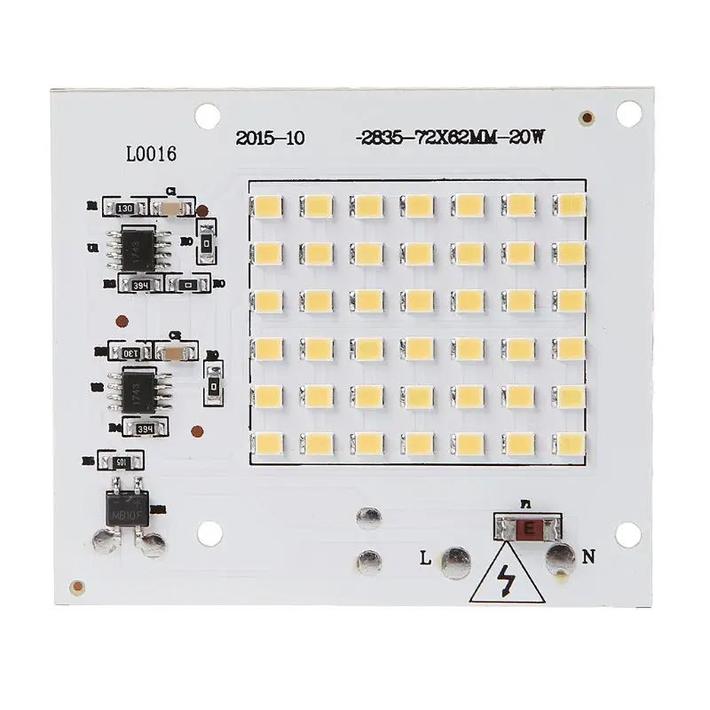 Светодиодные лампы SMD чип Smart IC AC 220-240 В 10 Вт 20 Вт 30 Вт 50 Вт 100 вт DIY для наружного прожектора сада холодный белый теплый белый