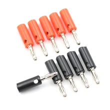 5/10 шт. аудио разъем для динамика типа "банан" Вилки разъемы 4 мм