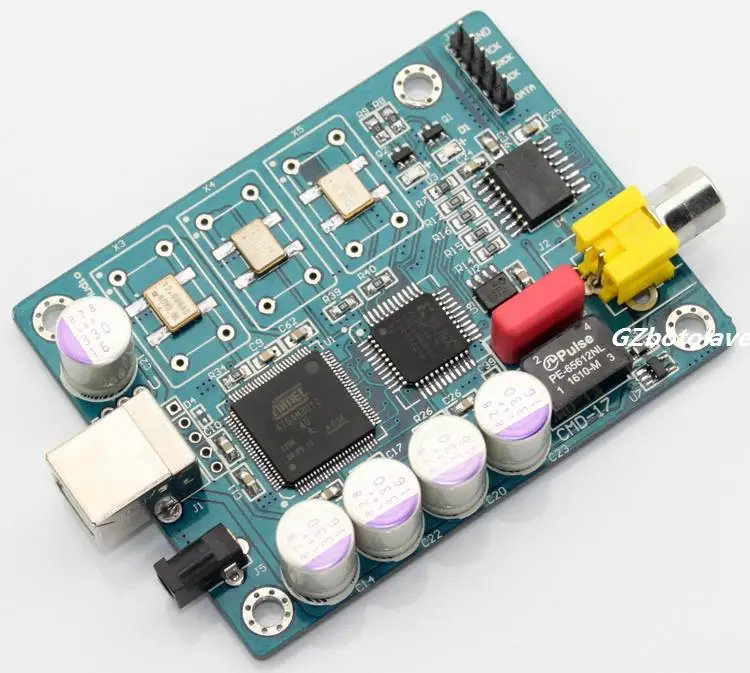 Коаксиальный выход I2S Формат DSD Италия Amanero USB цифровой интерфейс IIS ATSAM3U1C XC2C64A + WM8805