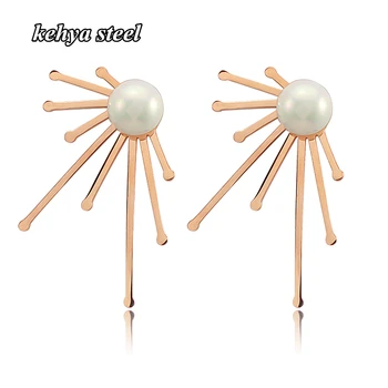 

White Pearl Stud Earrings For Women Bridal Wedding Jewelry Japan Korean Simple Sweet Cute Romantic Elegant Earring