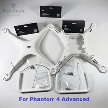 Marca original novo dji phantom 4, avançado, escudo de corpo superior, capa inferior, engrenagem de pouso com parafuso, para substituição p4a parte