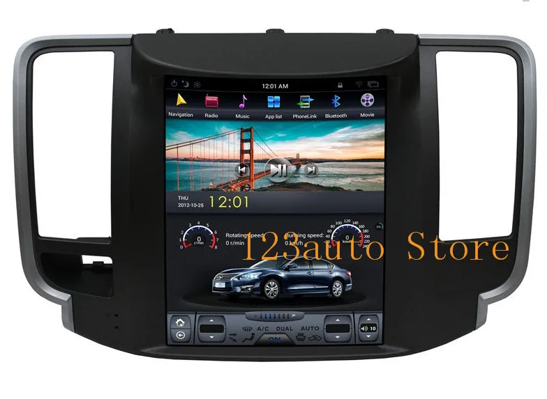 

10.4'' Vertical Tesla Style Android 7.1 auto Car NO DVD GPS Navigation Player for NISSAN TEANA 2008-2012 RADIO STEREO HEADUNITS
