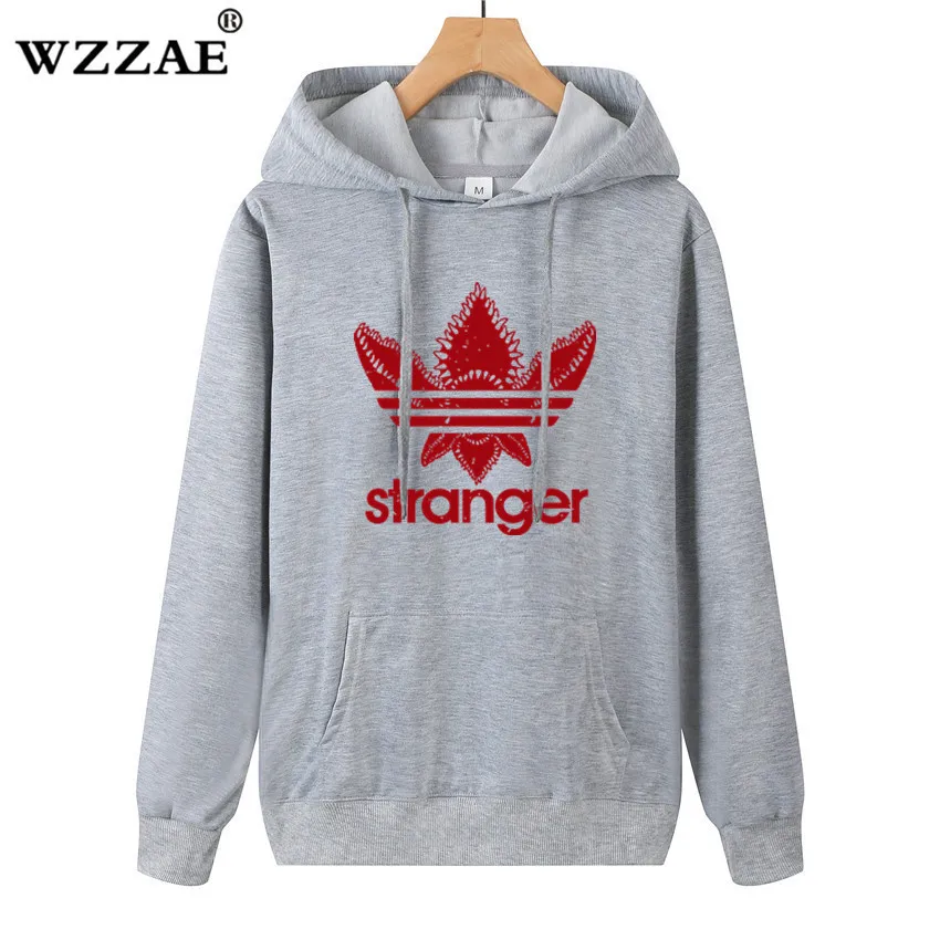 

Stranger Things Printed Men's Hoodie Fashion Spring Autumn Men Women Cotton Hoodies Sweatshirts Tops Hip Hop Pullover Hooded