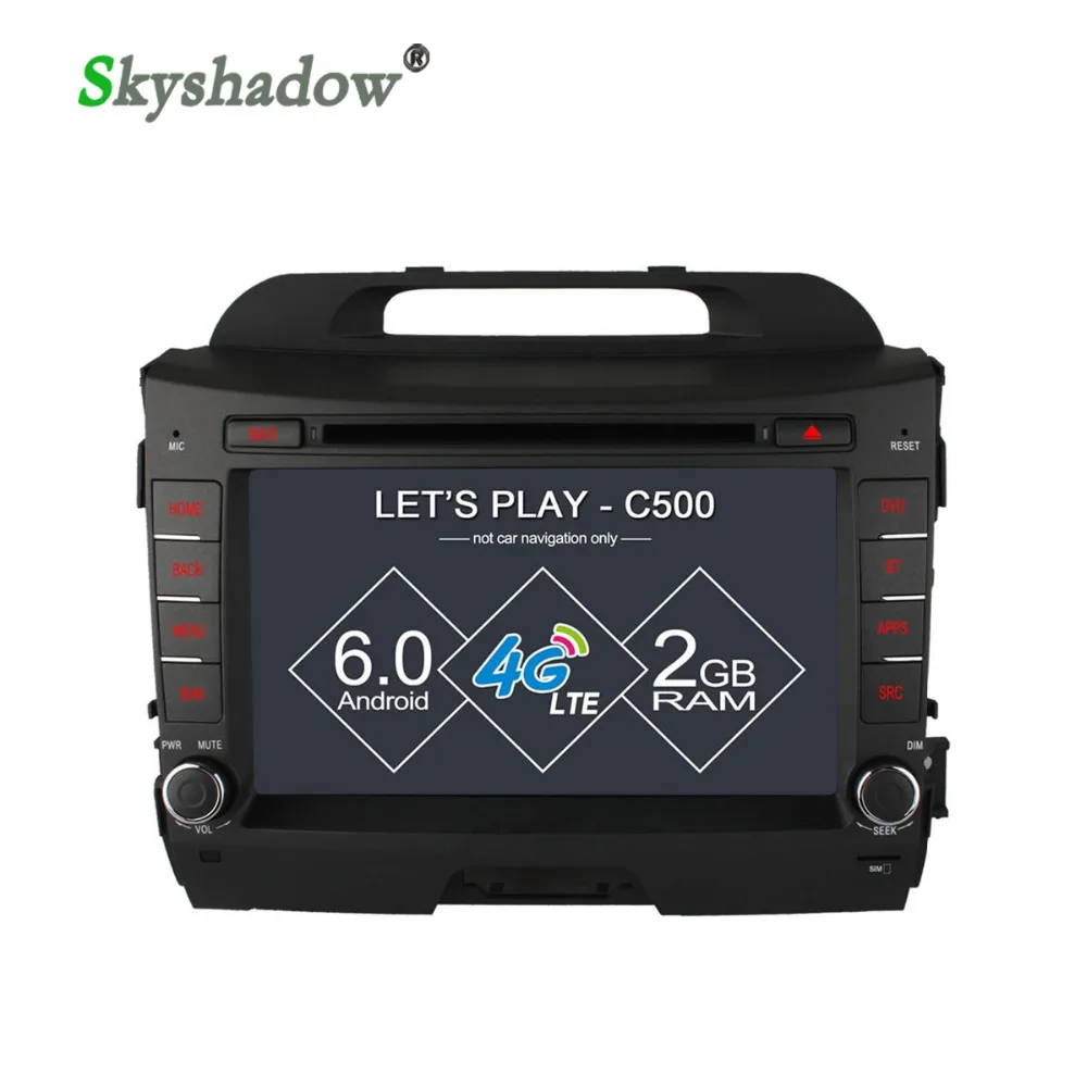 C500 1024*600 Android 6.0 car dvd Player FOR KIA sportage R 2010 2011 2012 2013 2014 2015 gps wifi Bluetooth Radio 4G SIM 2G RAM |