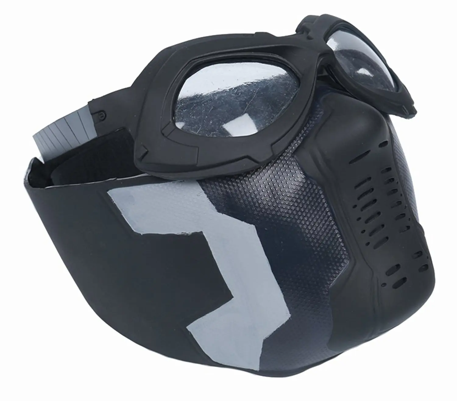 Captain America Winter Soldier Mask Goggle Cosplay Bucky Barnes Mask Props PVC
