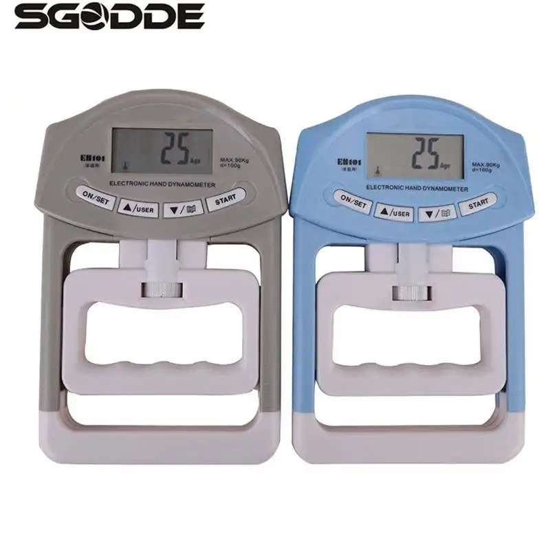 90kg 198Ib Digital LCD Dynamometer Hand Grip Power Measurement Strength Meter Mucle Developer for Body Building