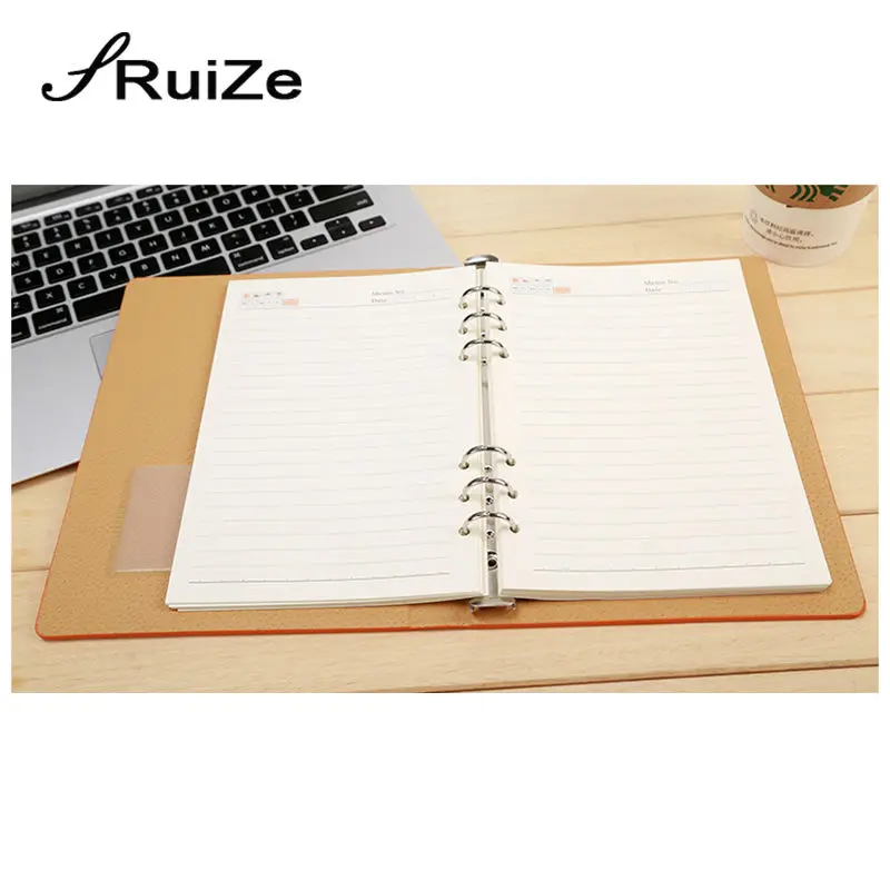 RuiZe faux leather notebook A5 A6 B5 A4 big spiral notebook planner agenda organizer hard cover business note book stationery RuiZe faux leather notebook A5 A6 B5 A4 big spiral notebook planner agenda organizer hard cover business note book stationery