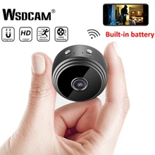 Экшн-камера с Wi-Fi подключением Камера 1080 P HD Беспроводной IP P2P Камера небольшой микро-камера с обнаружением движения Ночное видение домашний монитор безопасности видеокамеры