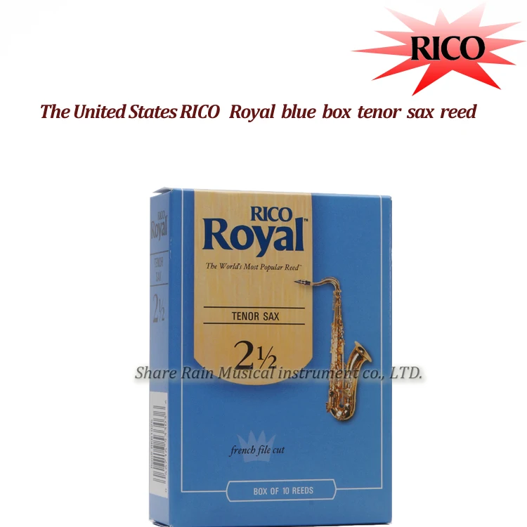 

The United States RICO Royal blue box Bb tenor sax reed / tenor saxhpone reeds