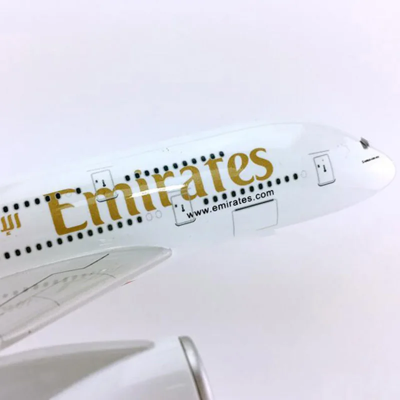 30 см/36 см 1:250 весы Airbus A380-800 модель ОАЭ авиакомпания с легированной основой самолета коллекционный дисплей