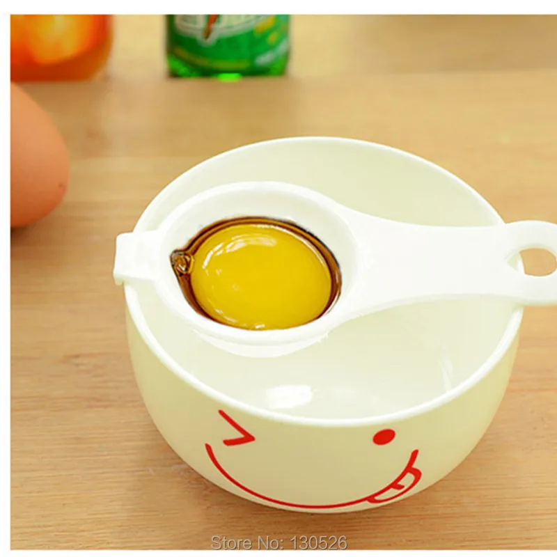 10 шт./лот EcoFriendly хорошего качества Яичный желток Белый сепаратор, разделитель яйца инструменты для яиц из ПП, для хранения пищевых продуктов материал кухонные аксессуары