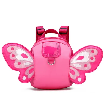 

New Kawaii Plush Kids Anti-lost Butterfly Wings Backpack Toy Mini School Bag Children Gifts Kindergarten Boy Girl Baby Student