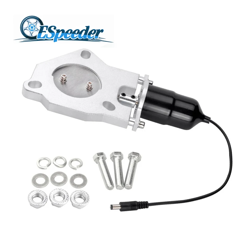

ESPEEDER 2.5 Inch Stainless Header Y Pipe Electric Exhaust Catback CutOut Cut Out Kit Remote Control Car Muffler Accessory Parts