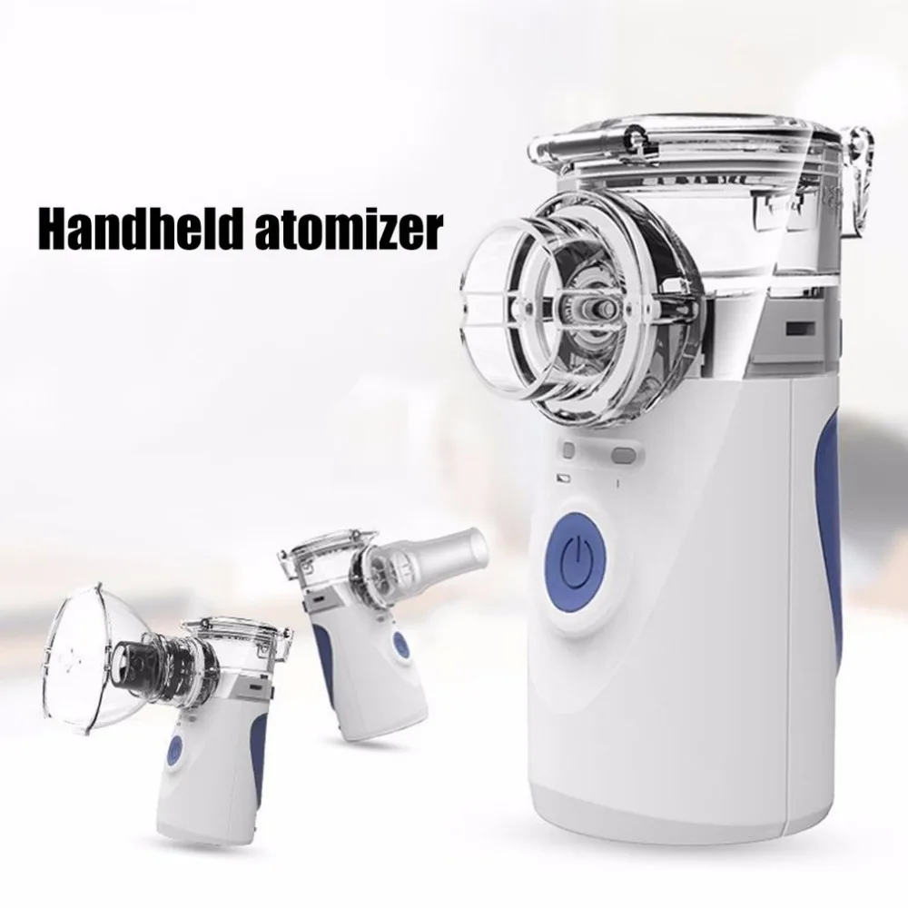 مصغرة المحمولة Nebuliser تبخير أداة الرعاية الصحية البخاخة المحمولة تنفس مرطب الكبار طفل الاستنشاق رذاذة