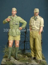1:35 Dak Panzer Crew Set (2 Cijfers)