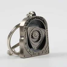 Цинковый сплав твердый Wankel Вращающийся брелок ротор брелок с кольцом для ключей(ротор не может вращаться