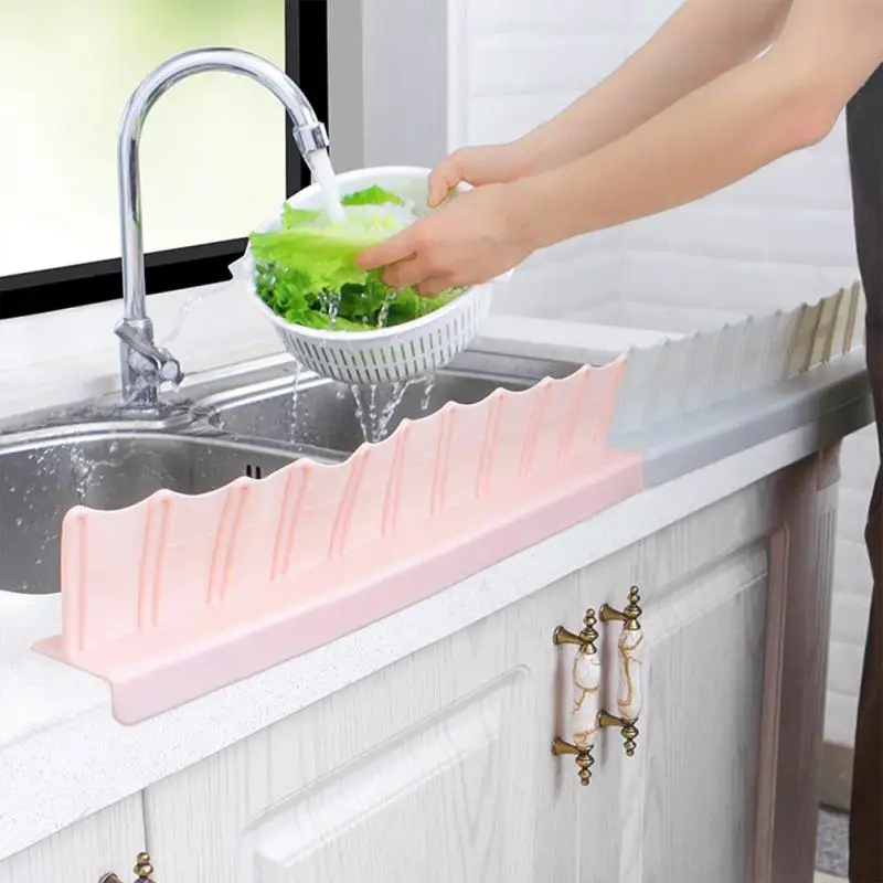 1 Pcs Sink Water Splash Guard Wave Water Splash In Kitchen Water Baffle Plate Plate Wash 