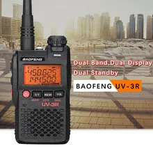Baofeng uv-3r walkie talkie mark 136-174/400-470 mhz dual band two way radio doppia frequenzy display due vie radio cb ham radio