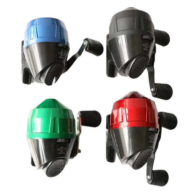 US $4.35 Newly Fishing Reel Slingshot Wheel Closed Shooting Harpoon Dart Reel Hunting Ice Sea Fish Tools BN9