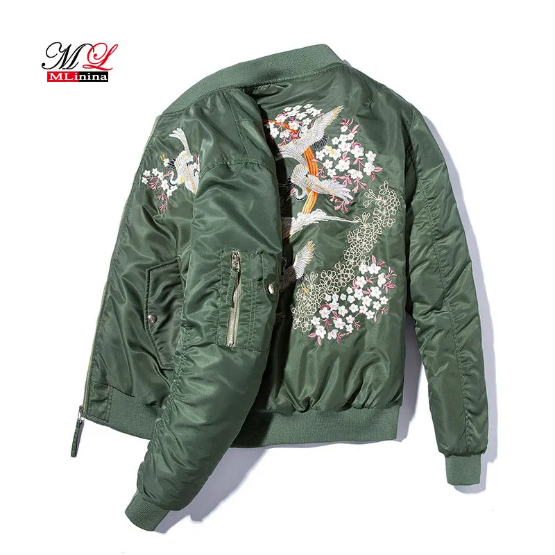 

Lusumily 2019 Fashion Embroidery Jacket Jacket Women Spring Autumn Animals Flower Motorcycle Baseball Jackets Retro Classic Coat