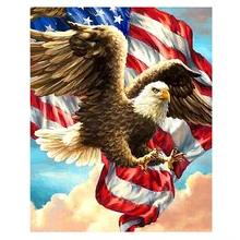 5D Diy Алмазная вышивка фото на заказ Алмазная картина крестиком полная квадратная мозаика американские флаги Свадебные DecorationZP-1156