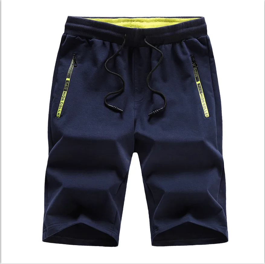 TJWLKJ Men's casual shorts Summer Casual Drawstring Breathable Straight Cargo Shorts High Quality Male Elastic waist short Homme