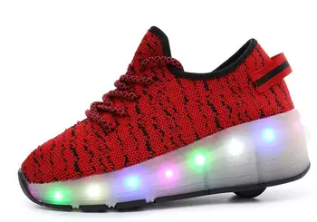 

AI LIANG NEW 2018 Children's Sports Casual Shoes Kids Sneakers Fashion Boys & Girls With LED Sneakers Fashion Gift for Child