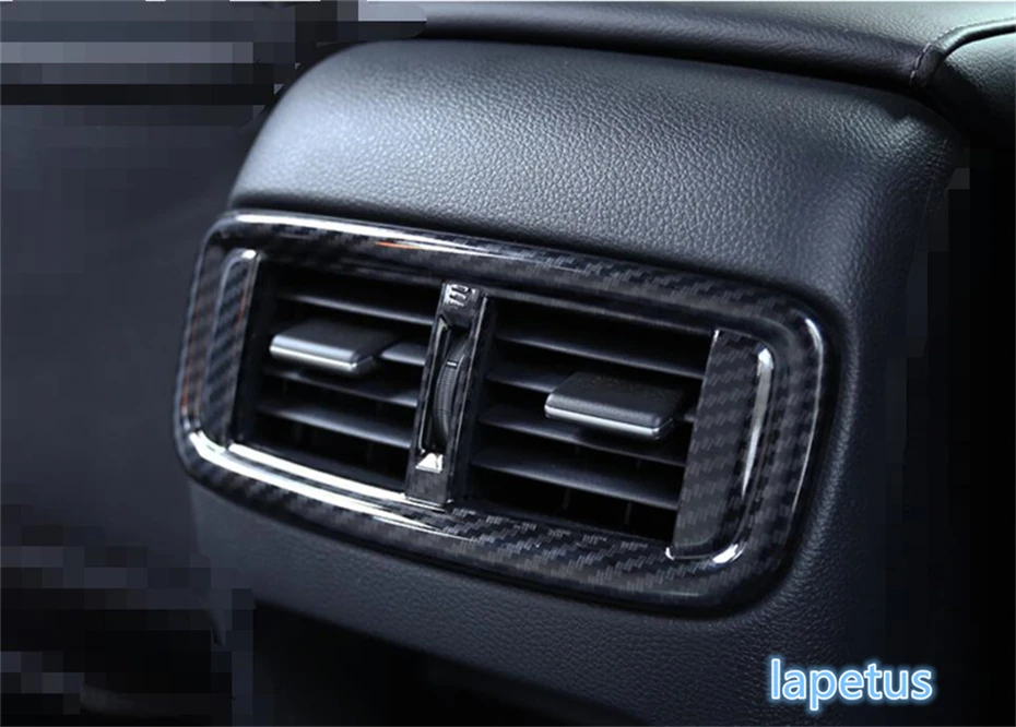 

Lapetus 2 Color For Choice ! Behind Rear Air Conditioning Outlet Vent Protector Cover Trim 1 Pcs For Honda CRV CR-V 2017 2018