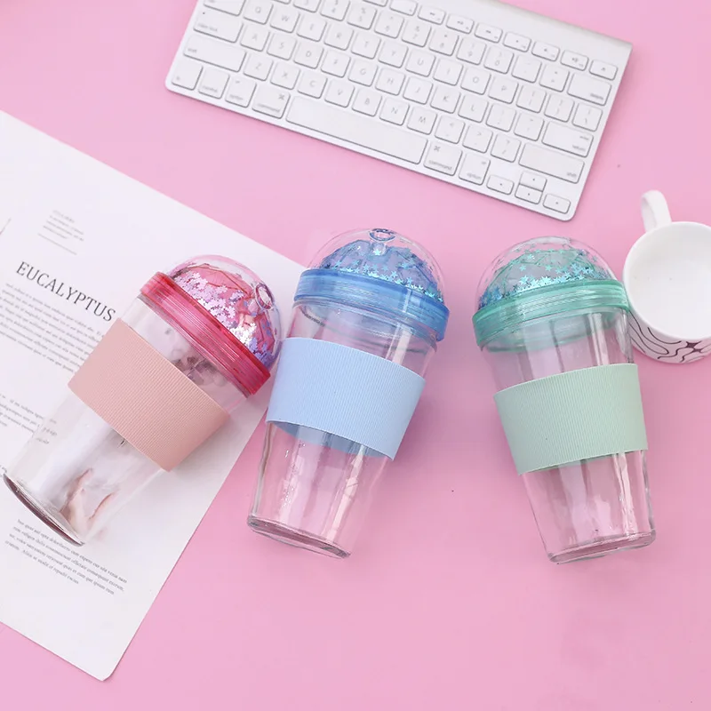 450 мл стеклянный стакан со льдом с двойными стенками для льда Cold Coffee сок чай